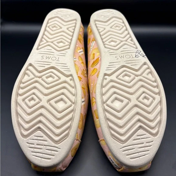 TOMS Women's Pink Fortune Cookie Loafers - Picture 4 of 5